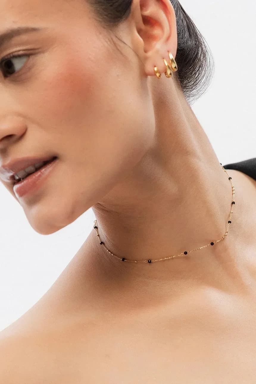 Позолоченное колье DUO - фото 5