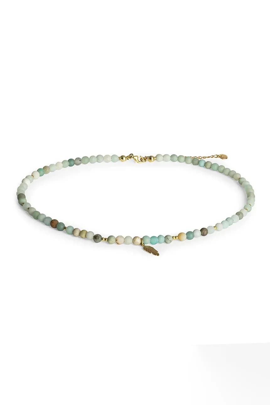 ЛЕТО серебряное колье с позолотой