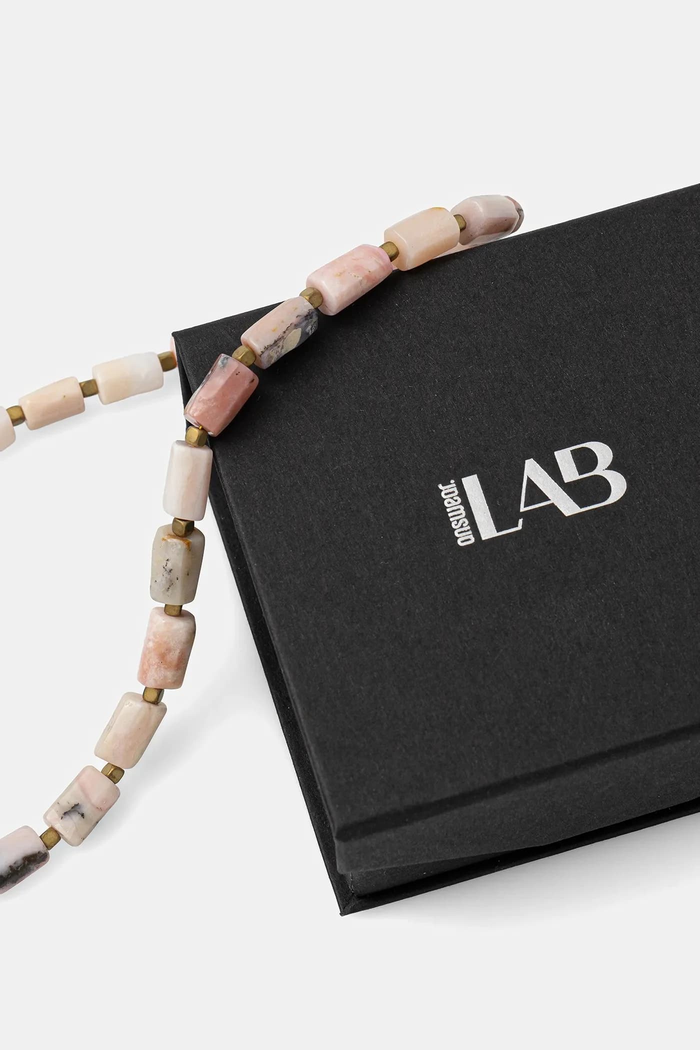 Колье с опалом, ручная работа. - фото 5