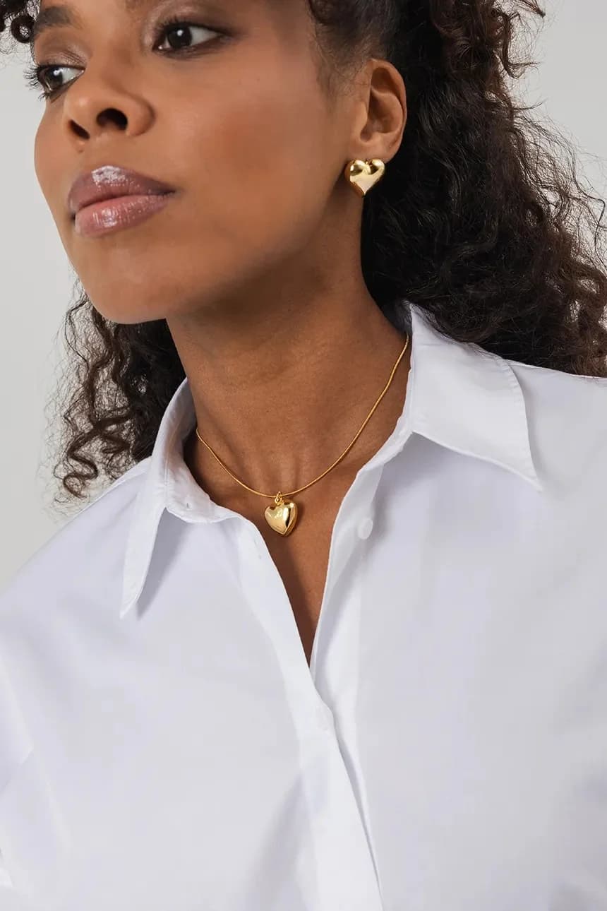 колье ROMANTICA с позолотой - фото 4