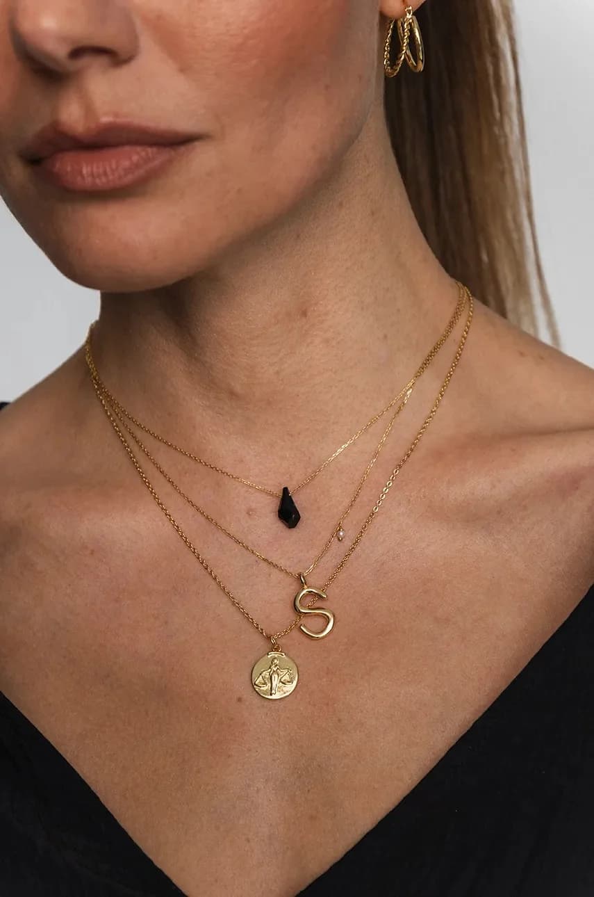 Позолоченное колье АМУЛЕТЫ - фото 3