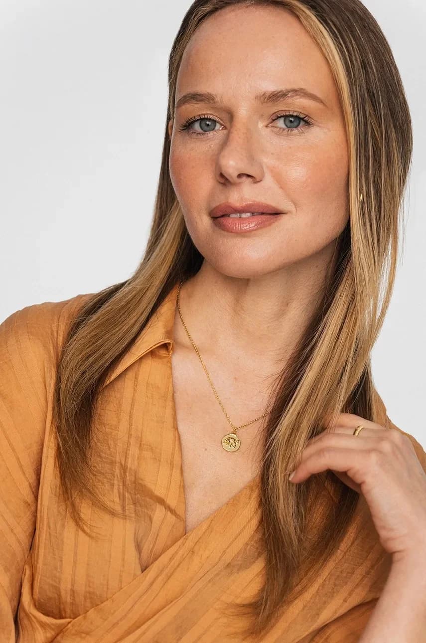 Позолоченное колье АМУЛЕТЫ - фото 5