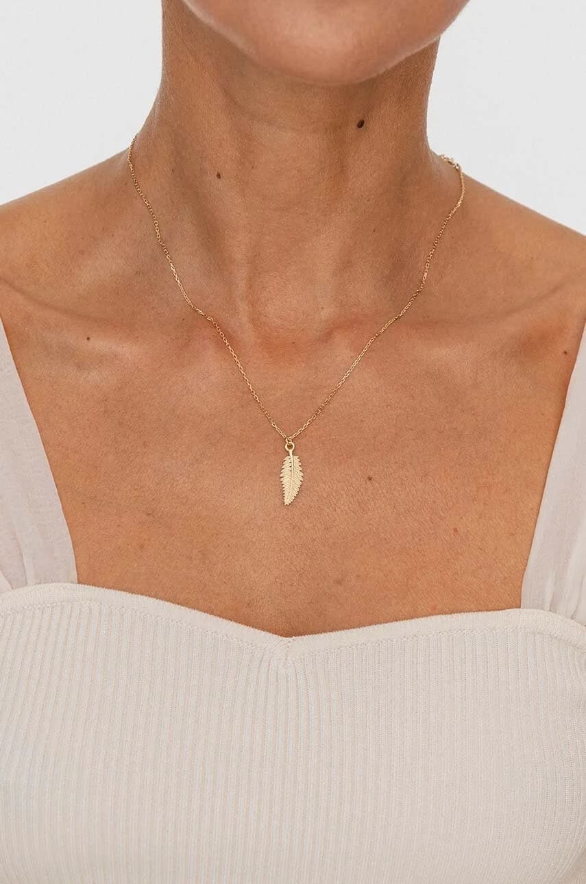 Серебряное колье ХИППИ с позолотой - фото 3