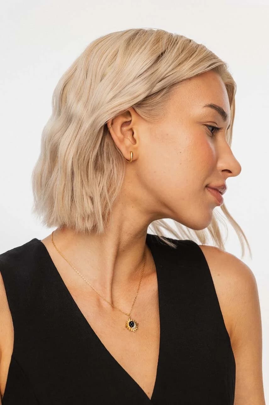 колье SKY из позолоченного серебра - фото 3