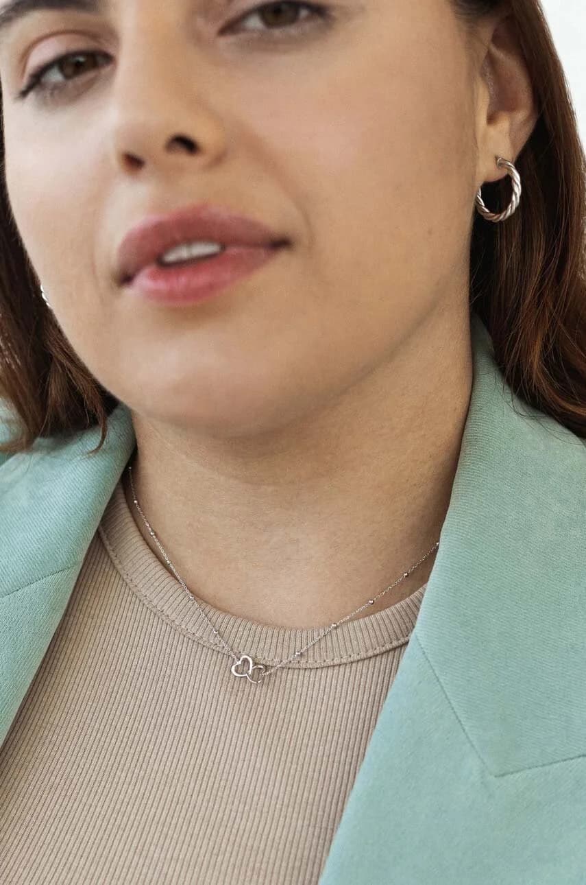 РОМАНТИКА серебряное колье - фото 4