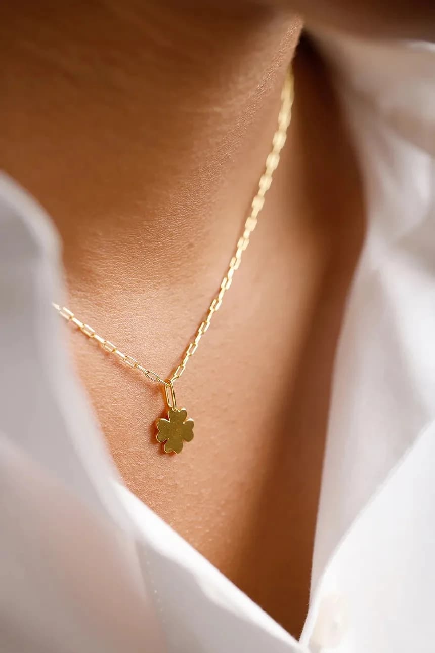 Позолоченный серебряный кулон - фото 2