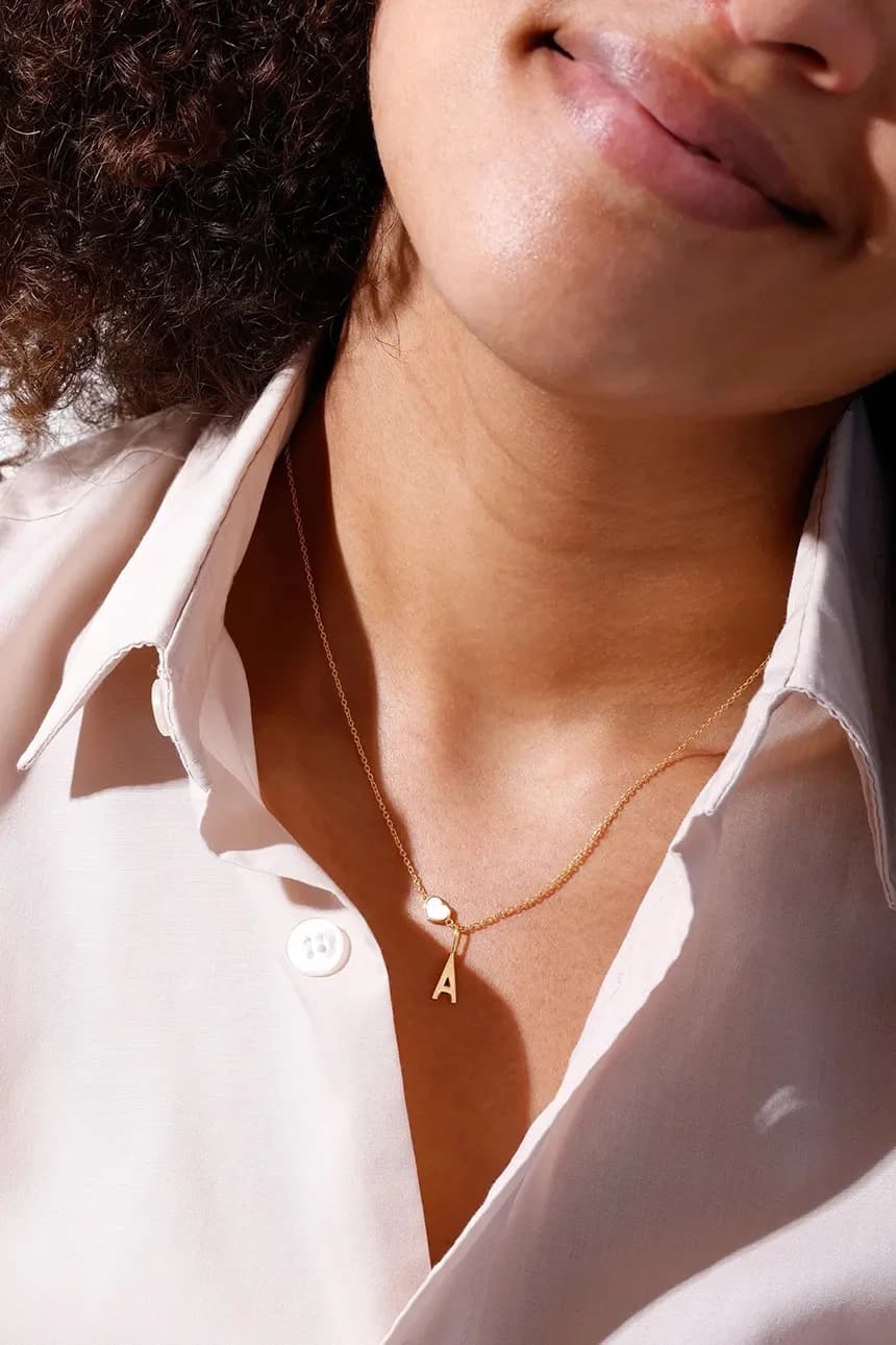 Позолоченное серебряное колье - фото 3