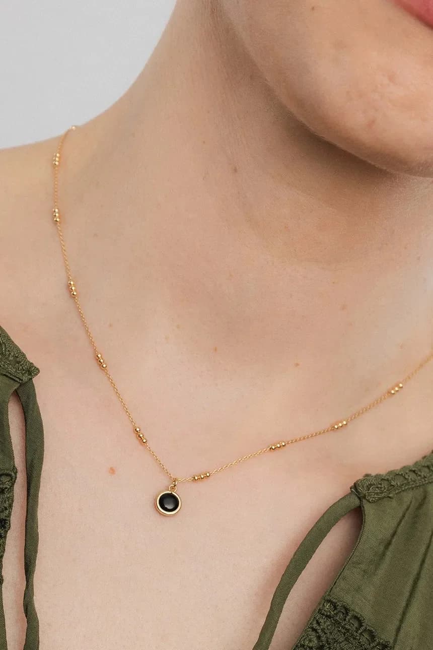 колье ОВАЛ из позолоченного серебра - фото 4