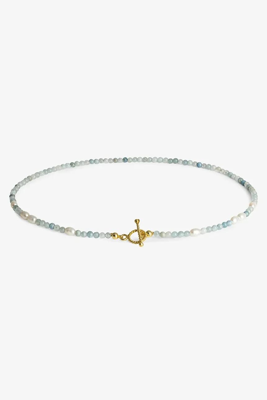 ЛЕТО серебряное колье с позолотой - фото 2