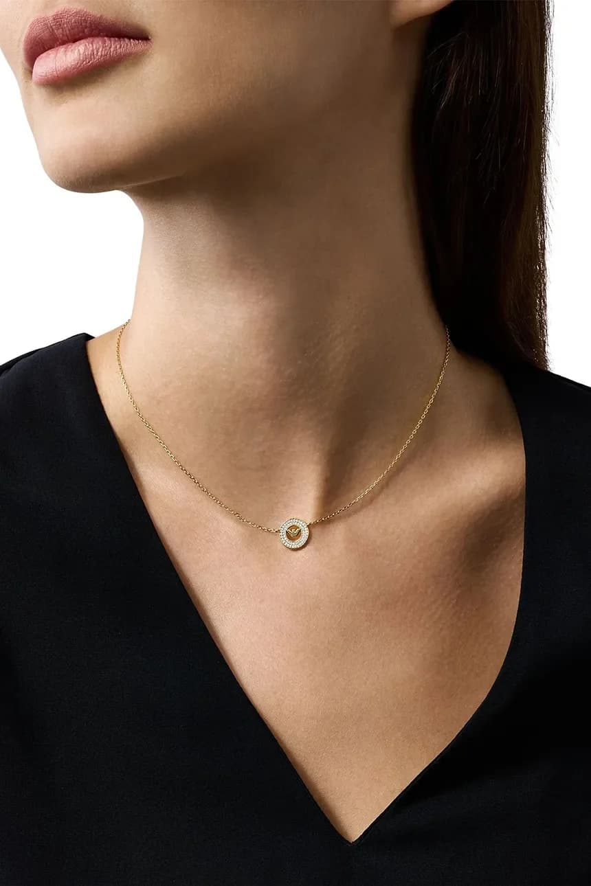 Серебряное колье с логотипом EAGLE - фото 3