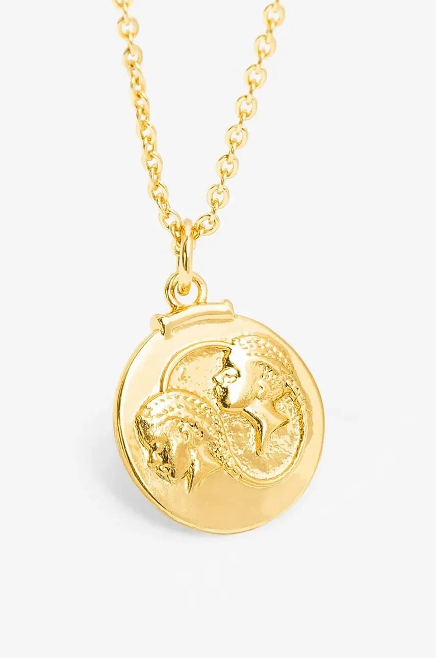 Позолоченное колье АМУЛЕТЫ - фото 2