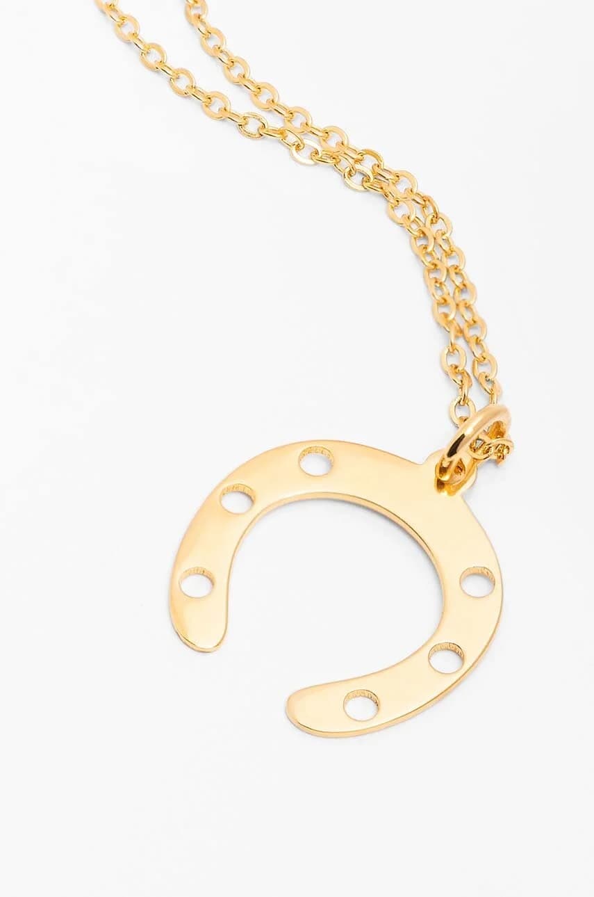 Позолоченное серебряное колье BELIEVE - фото 2