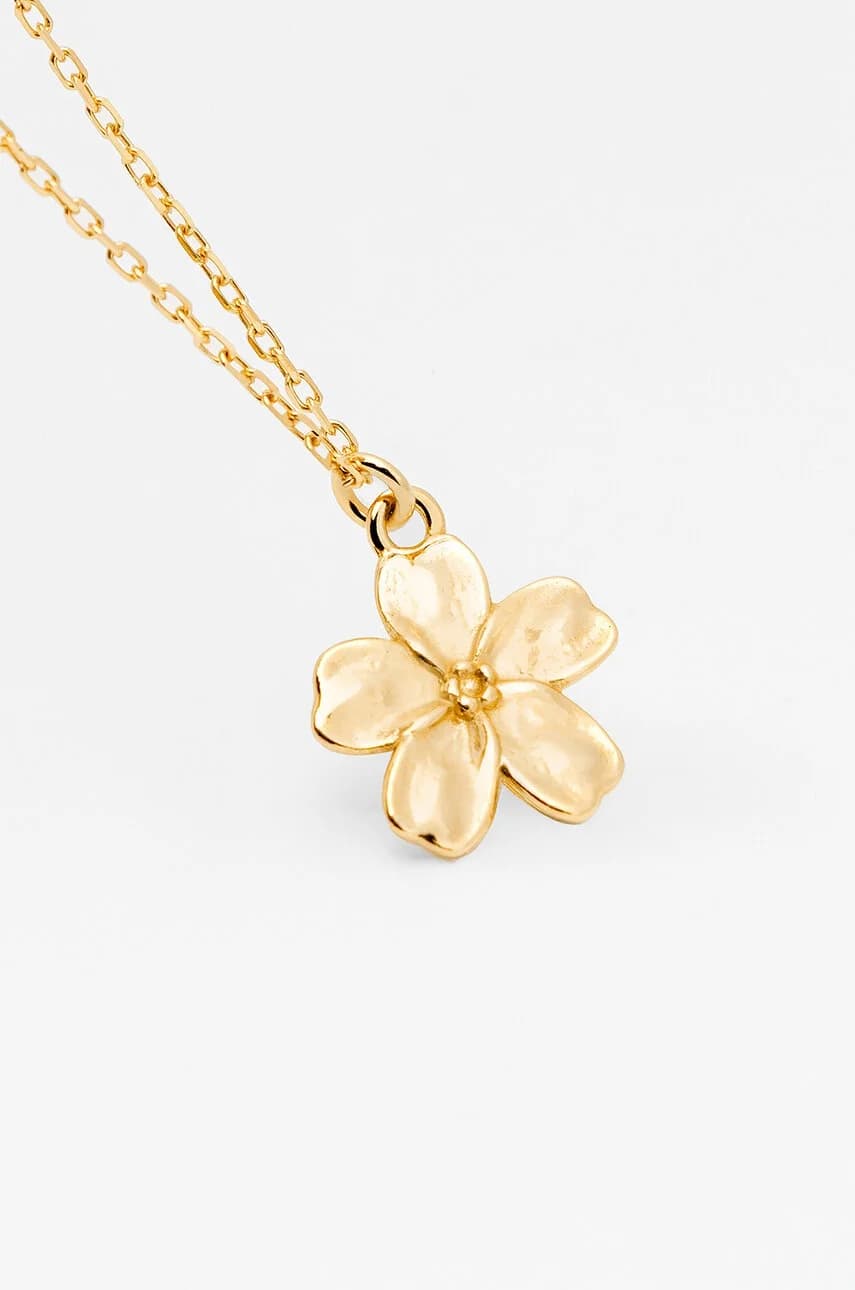 Серебряное колье ХИППИ с позолотой - фото 2