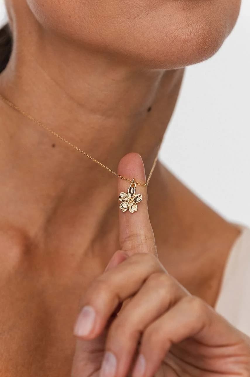 Серебряное колье ХИППИ с позолотой - фото 4