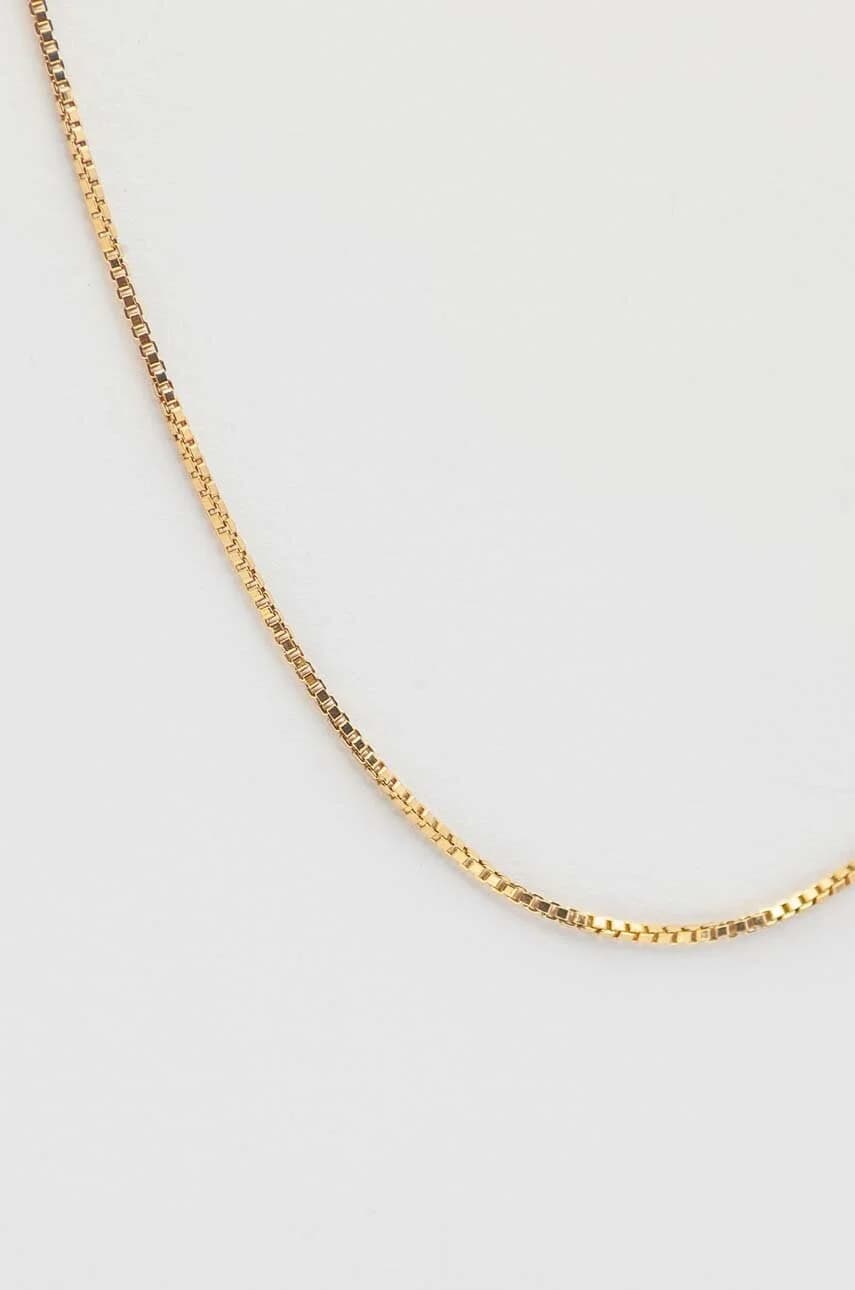 МОДНОЕ колье из позолоченного серебра - фото 2