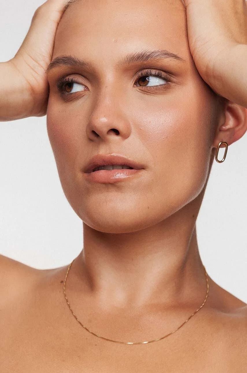 МОДНОЕ колье из позолоченного серебра - фото 3