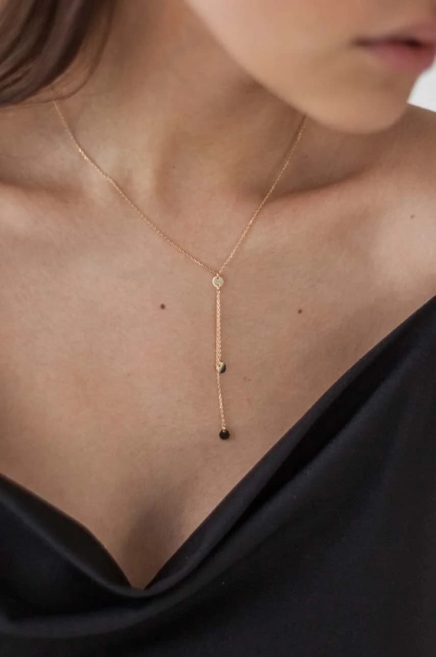 колье Cosmo из позолоченного серебра - фото 3