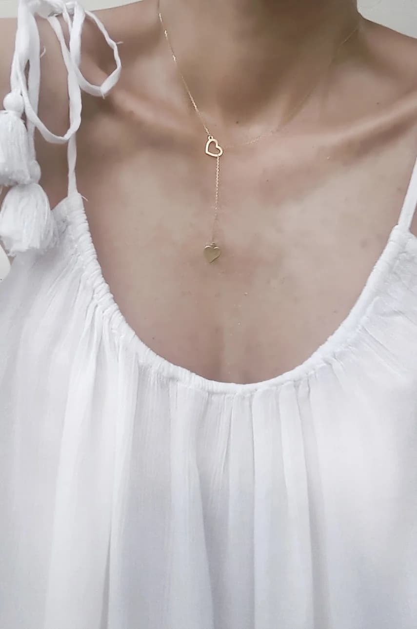 колье Romantica из позолоченного серебра - фото 2