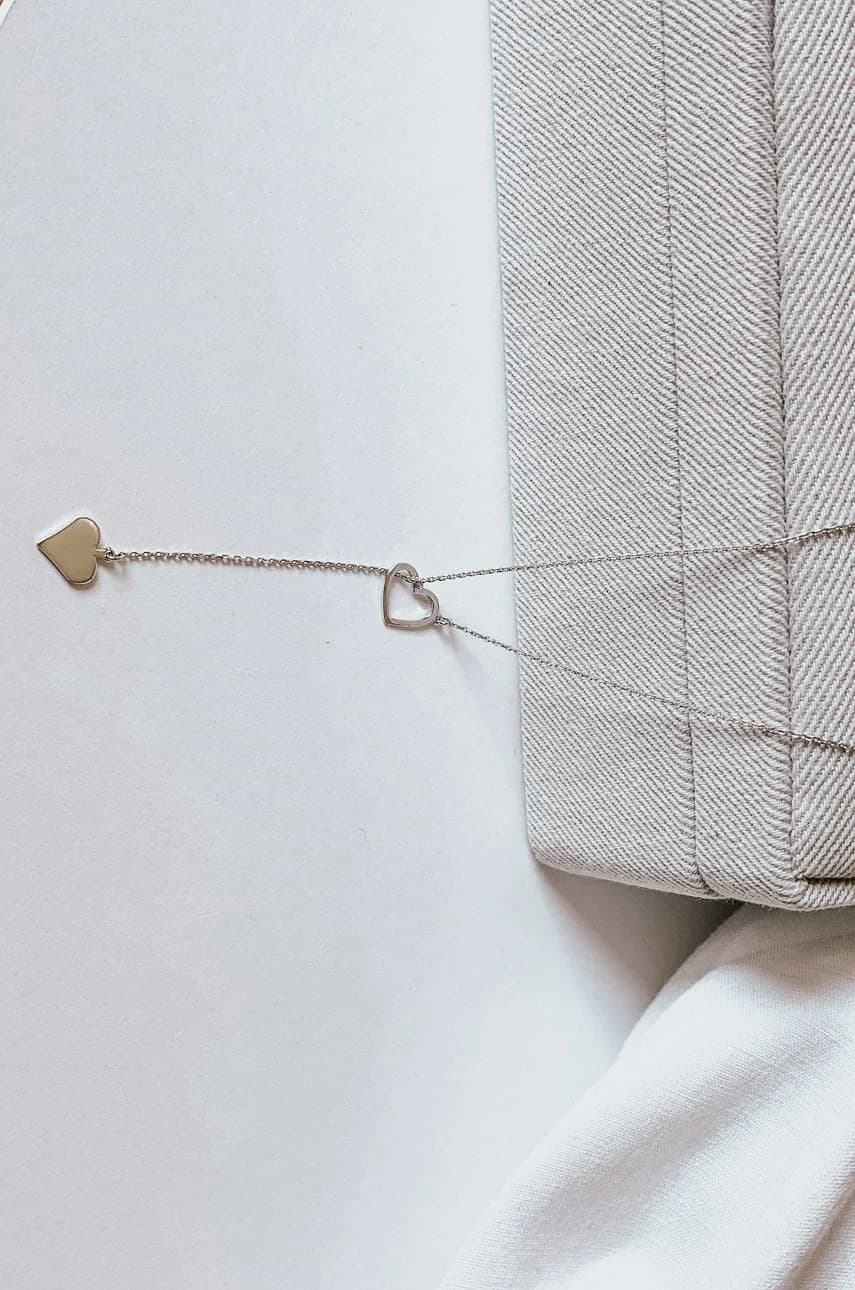 Серебряное колье Романтика - фото 2