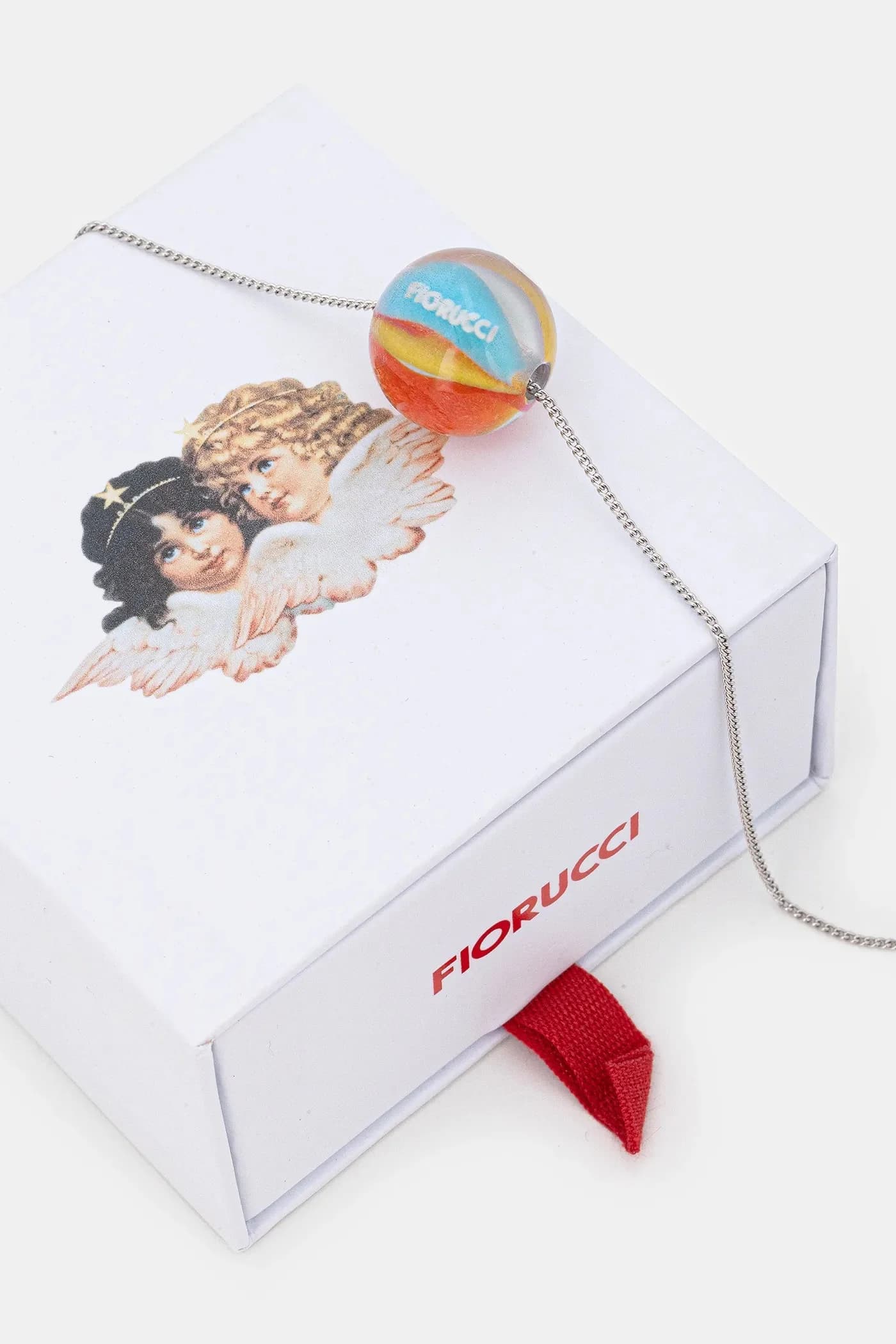 Мраморное колье с логотипом - фото 4