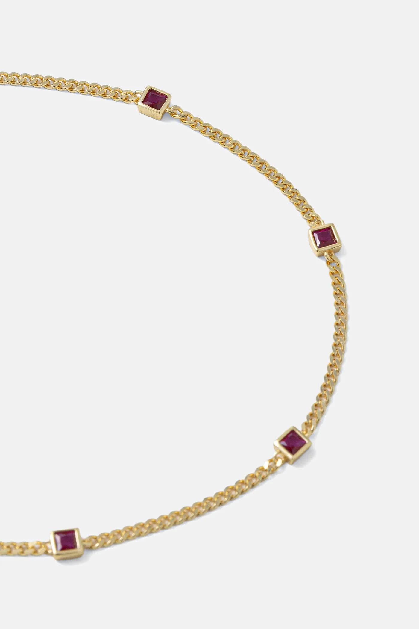 Колье из серебра 925 пробы с покрытием из 18-каратного золота. - фото 3