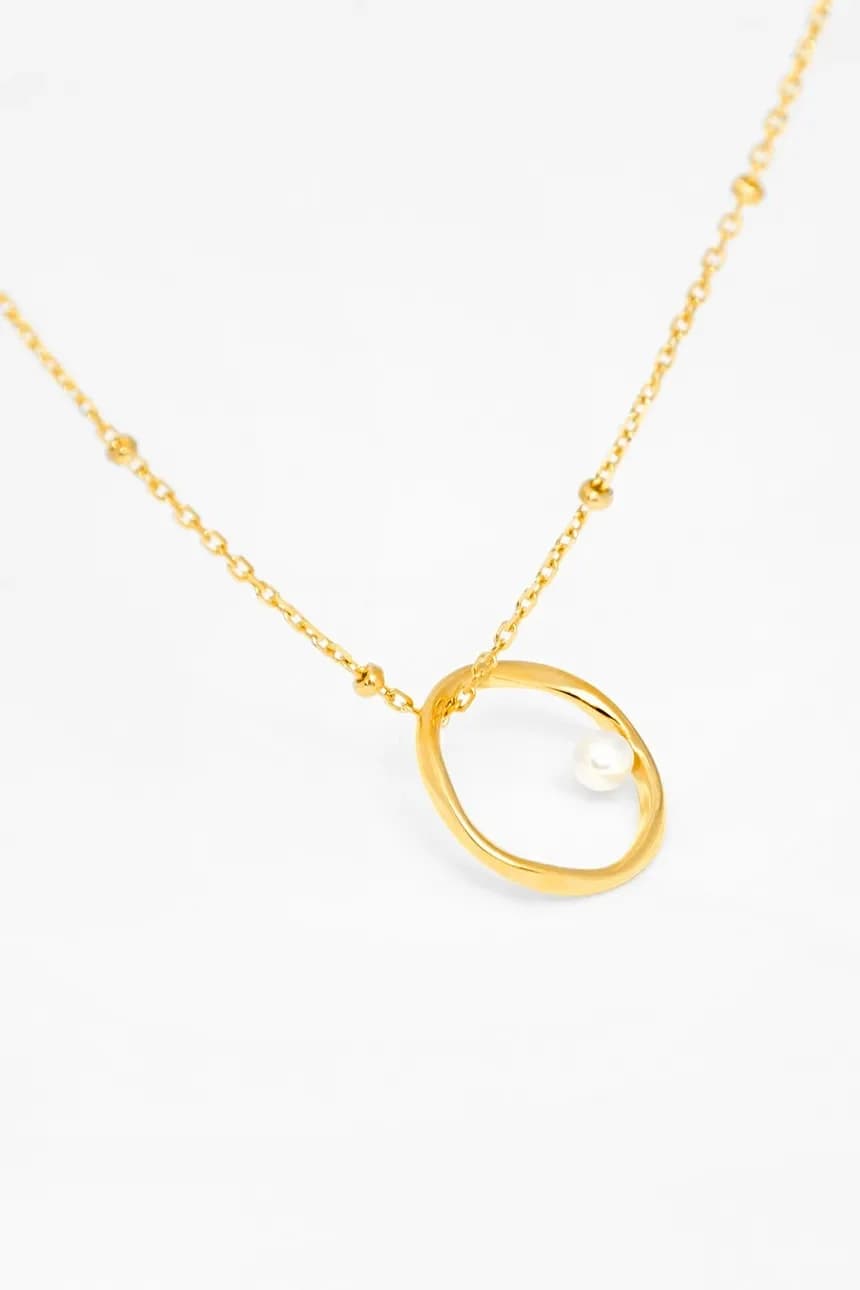 колье ARIEL из позолоченного серебра - фото 2