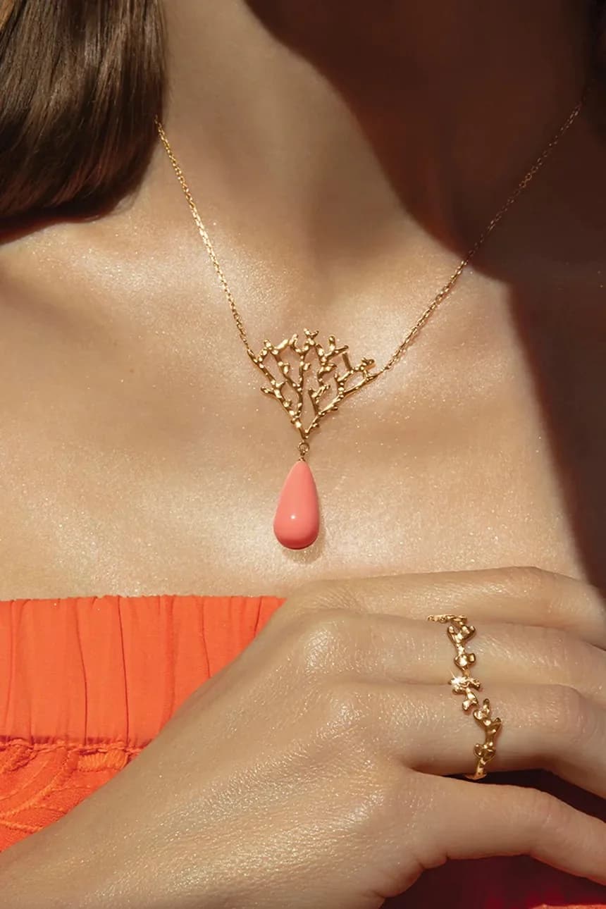 Позолоченное колье - фото 2