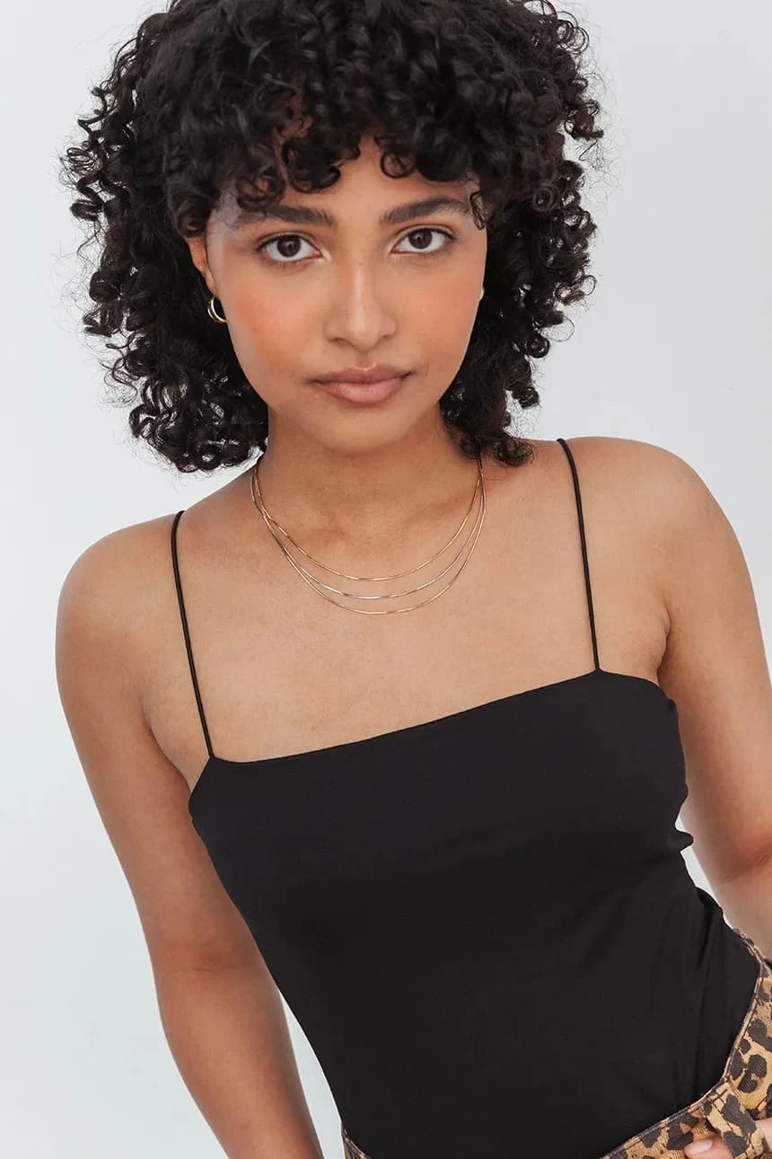 Позолоченное серебряное колье - фото 4