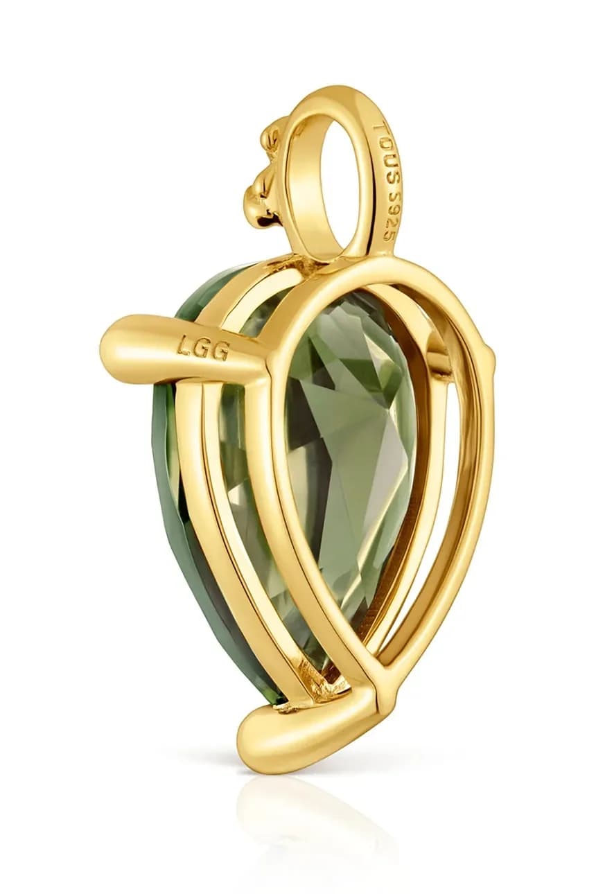 Позолоченный серебряный кулон Color Lab - фото 3