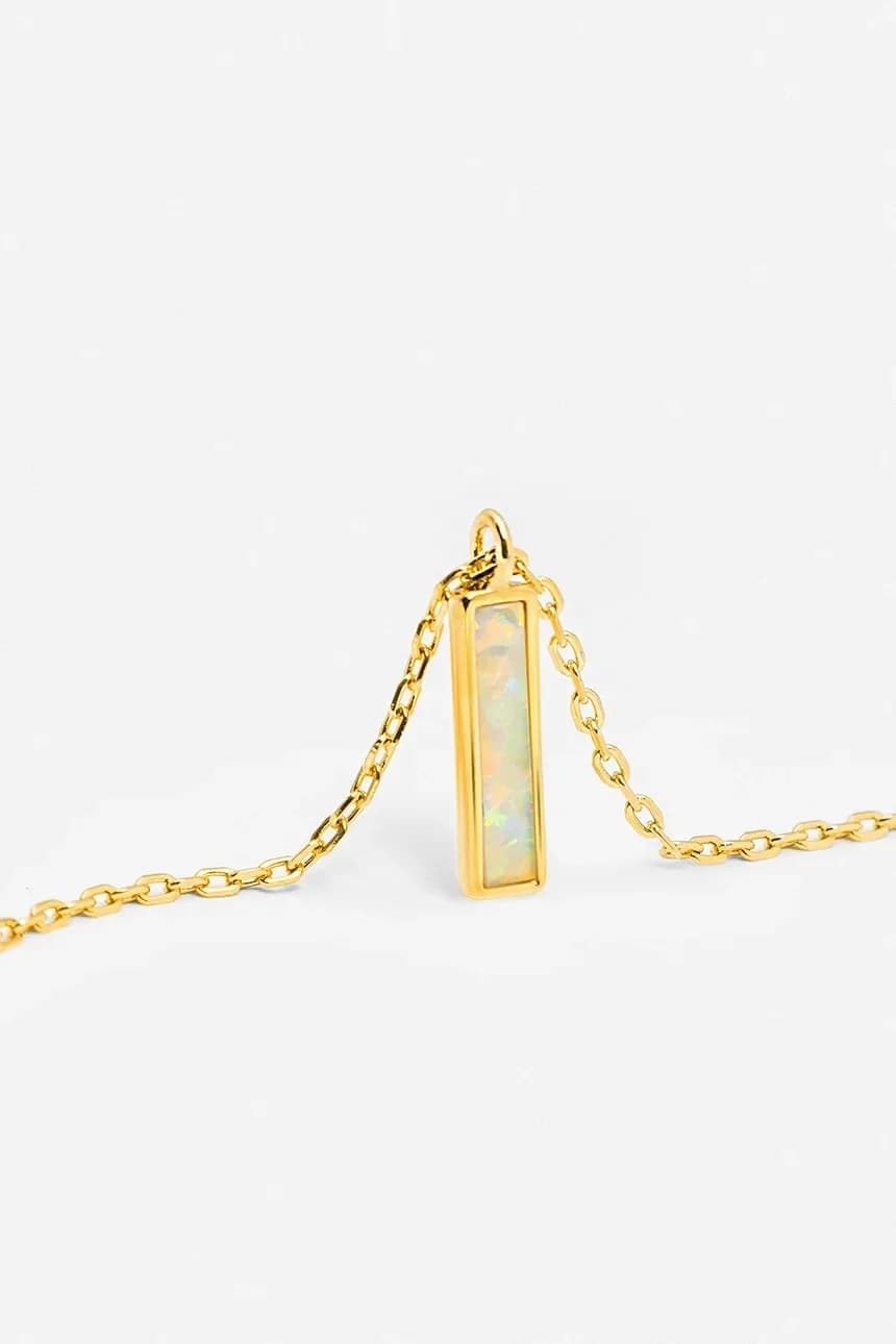 колье DUO из позолоченного серебра - фото 2