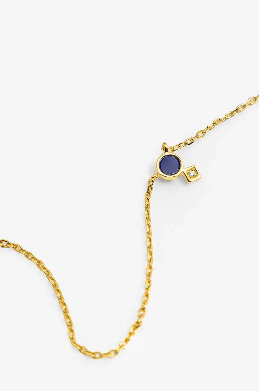 колье DUO из позолоченного серебра - фото 2