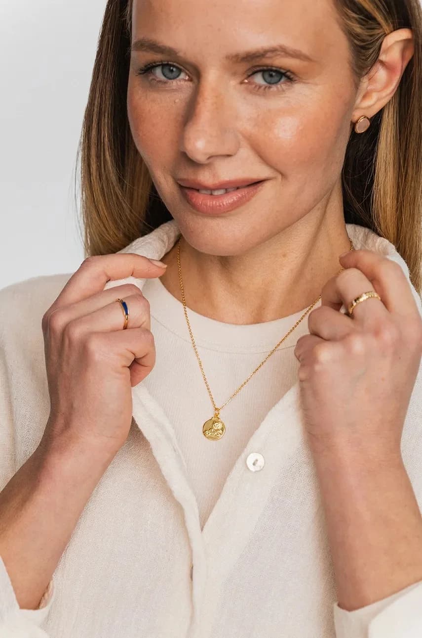 Позолоченное колье АМУЛЕТЫ - фото 4