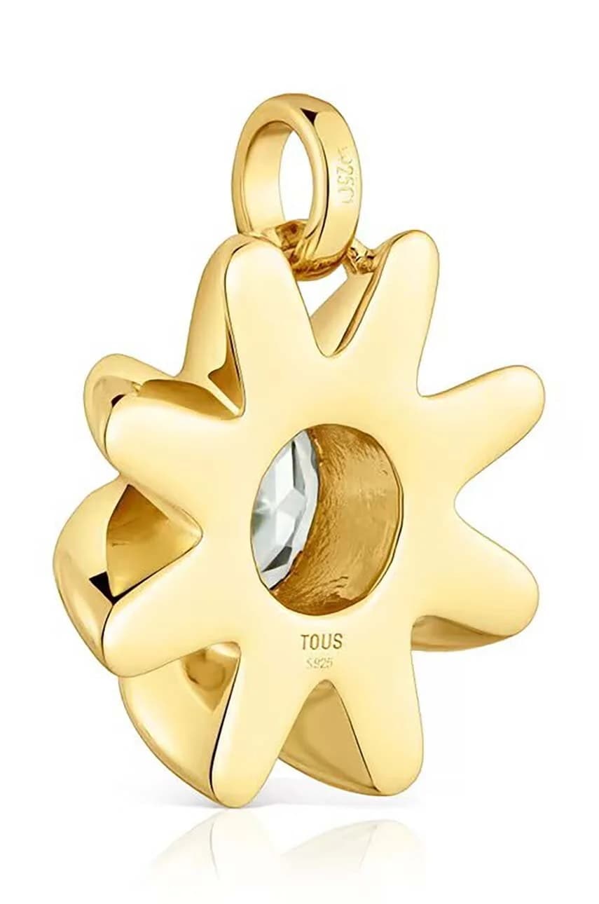 Позолоченный серебряный кулон - фото 3