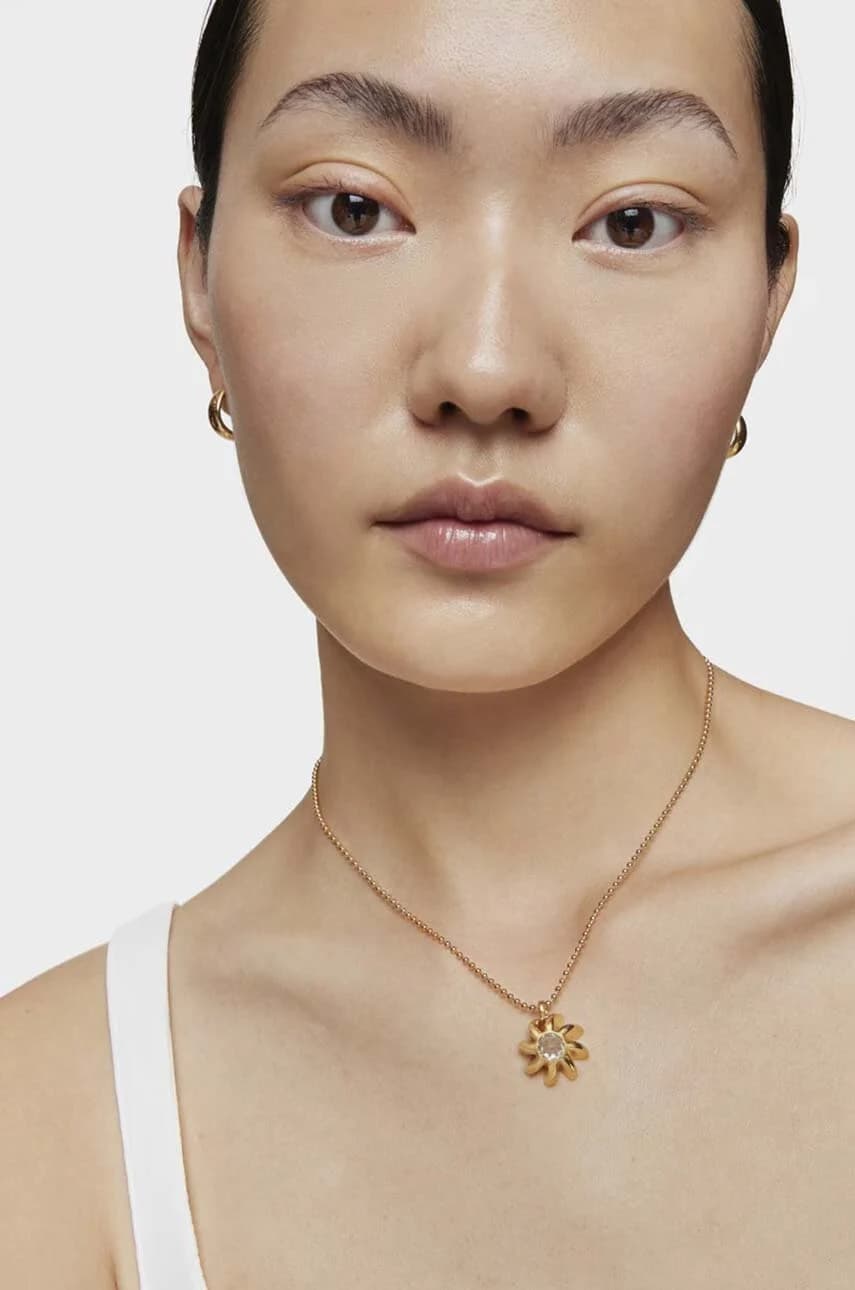 Позолоченный серебряный кулон - фото 5