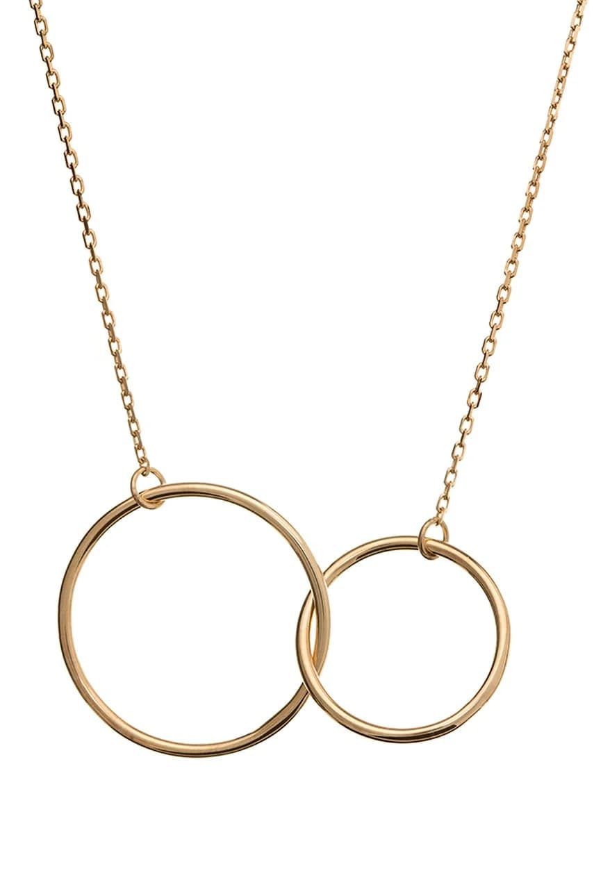 колье Cosmo из позолоченного серебра