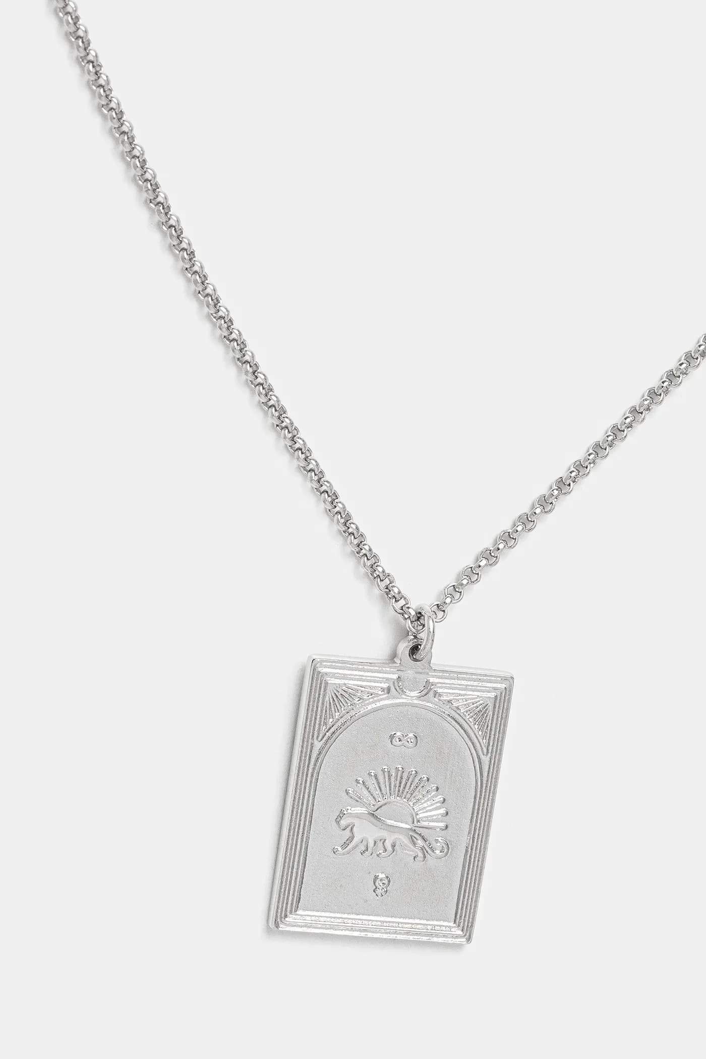 Серебряное колье с подвеской «Таро Сила» - фото 2