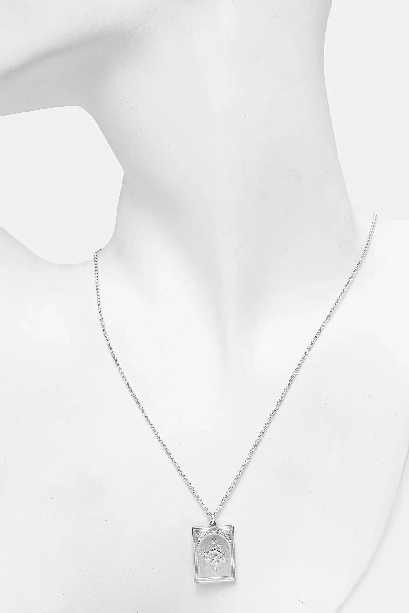 Серебряное колье с подвеской «Влюбленные Таро» - фото 3