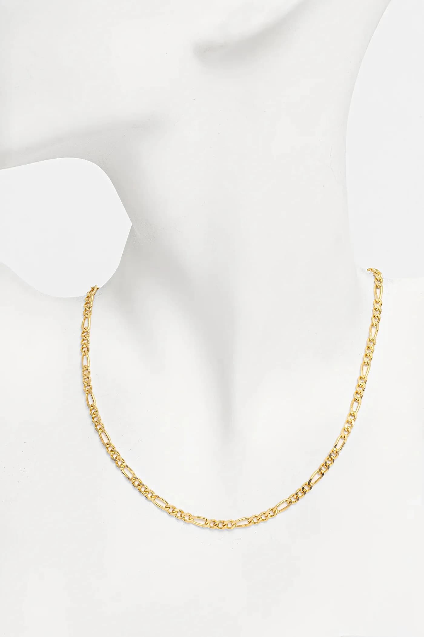 Позолоченное колье Bo Chain Medium Gold - фото 3