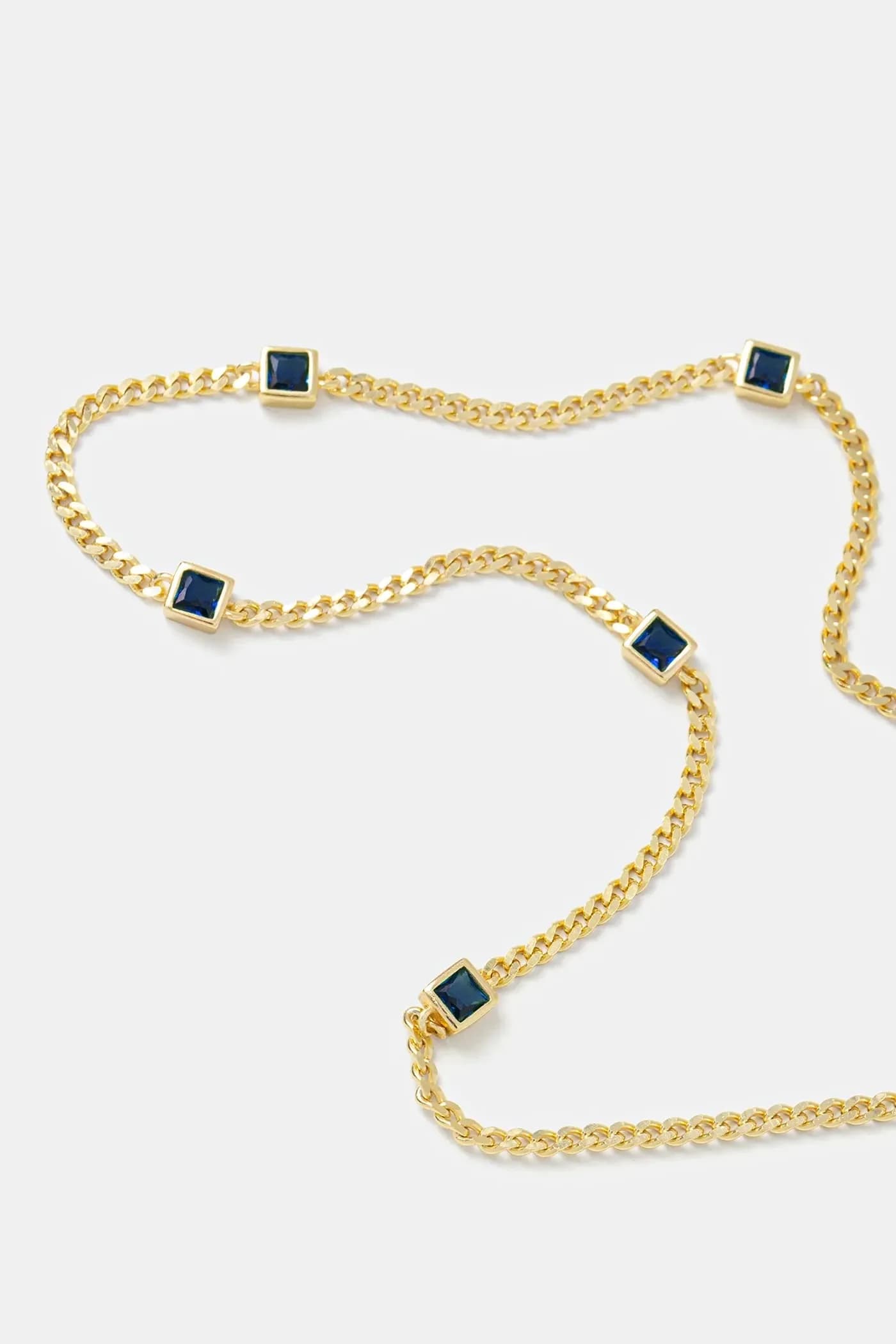 Колье из серебра 925 пробы с покрытием из 18-каратного золота. - фото 2