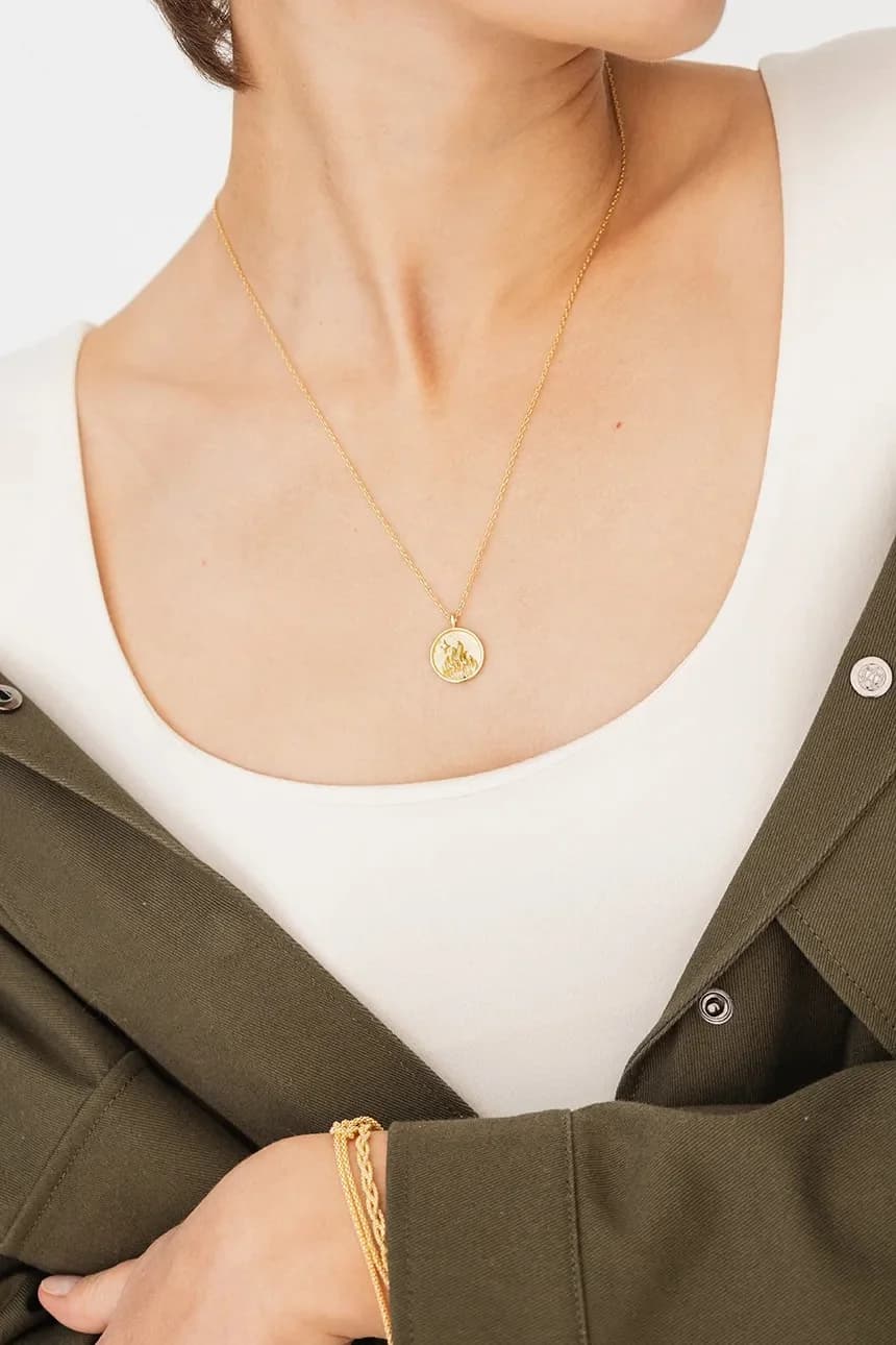 позолоченное колье BELIEVE - фото 3