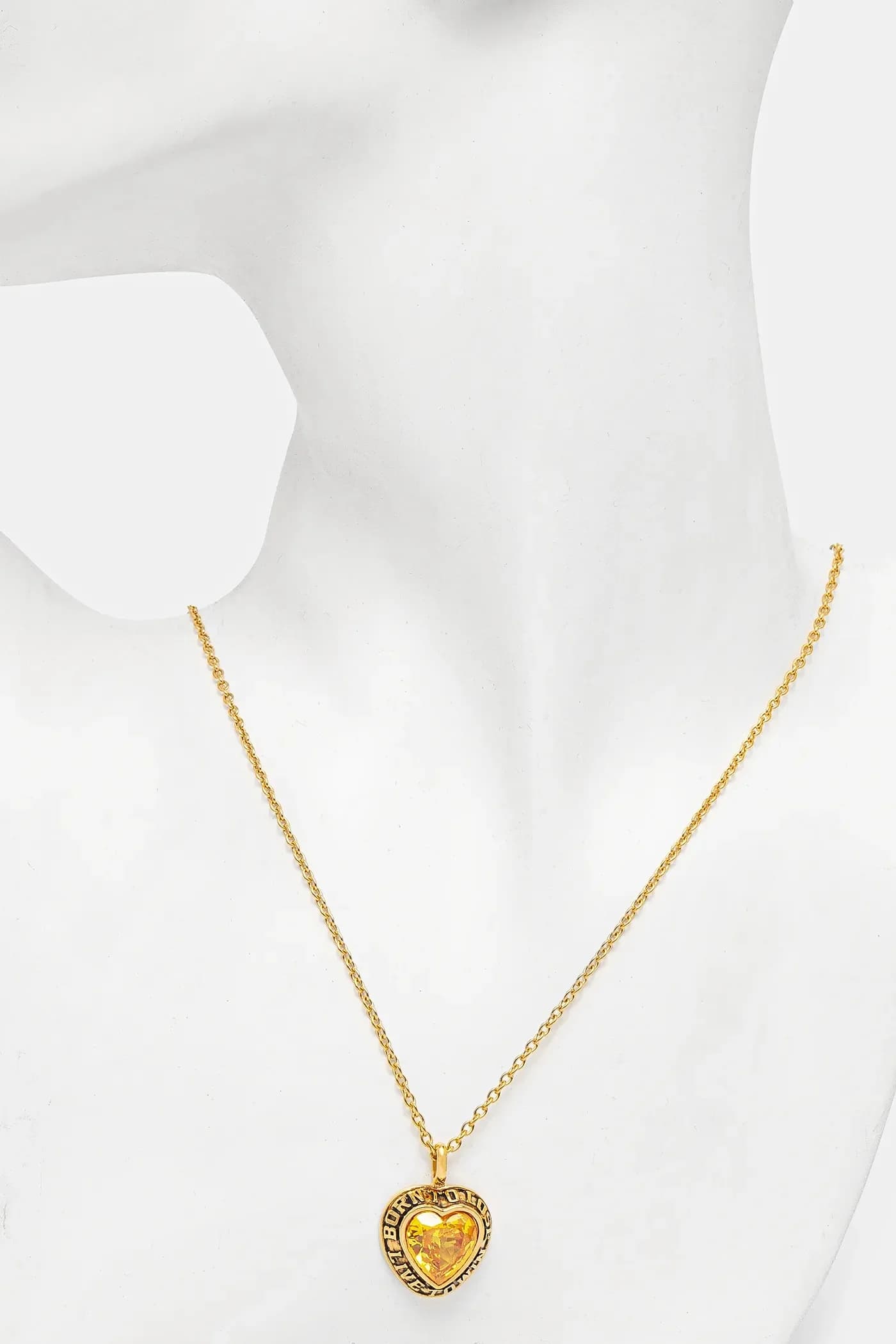 Серебряное колье с подвеской в ​​форме сердца - фото 4