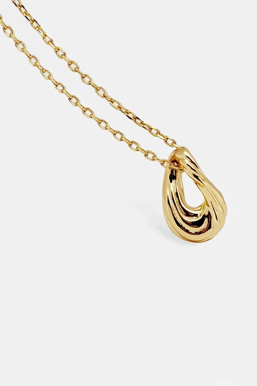 Позолоченное колье - фото 2