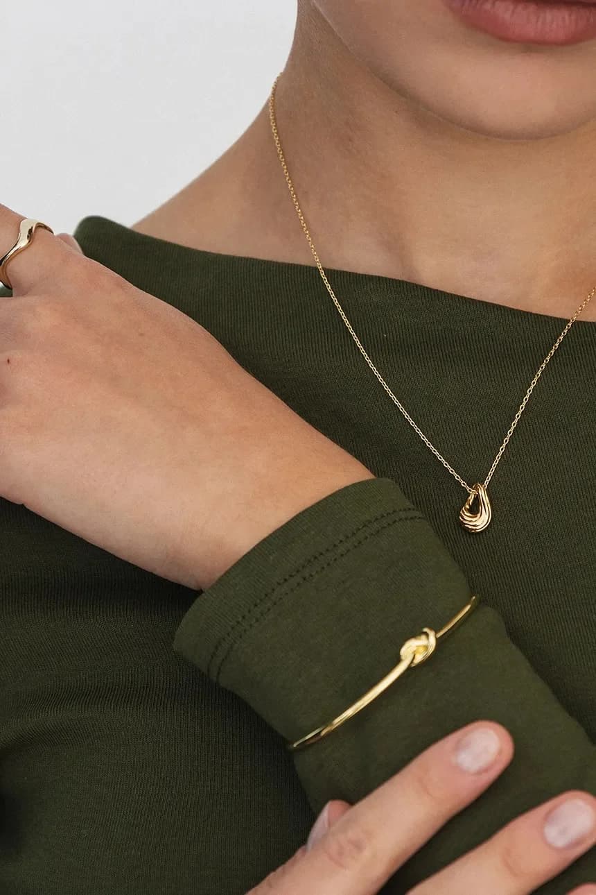 Позолоченное колье - фото 4