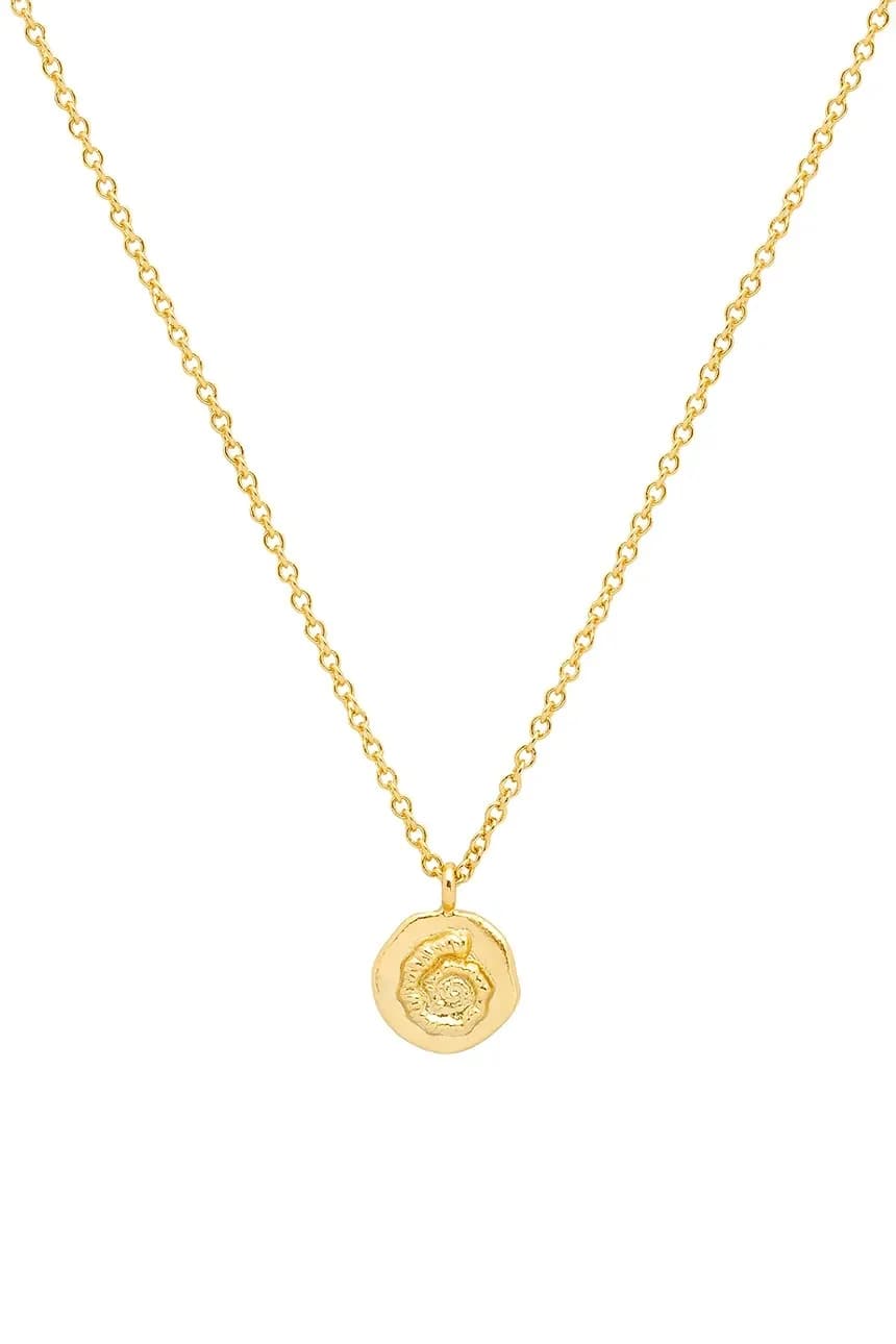 колье ARIEL из позолоченного серебра