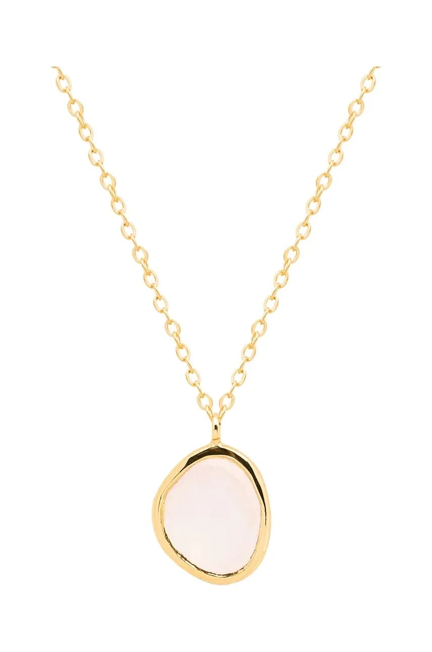 колье DUO из позолоченного серебра