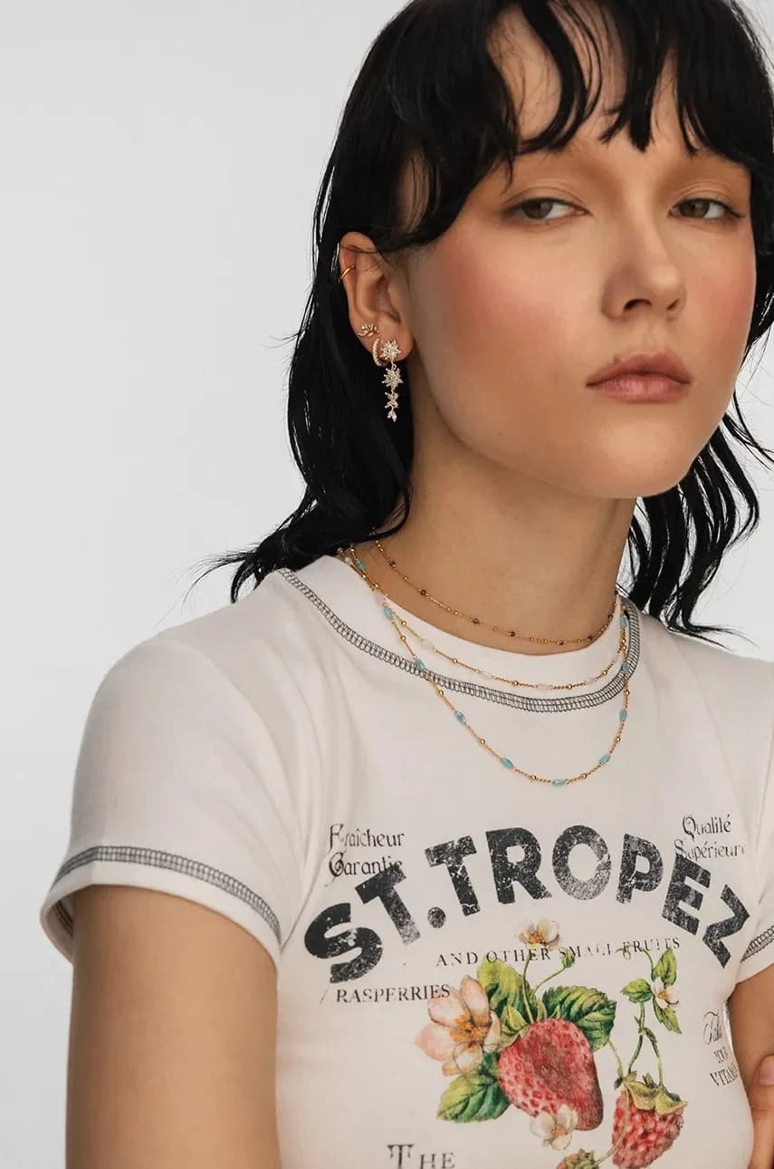 позолоченное серебряное колье SUGAR - фото 4