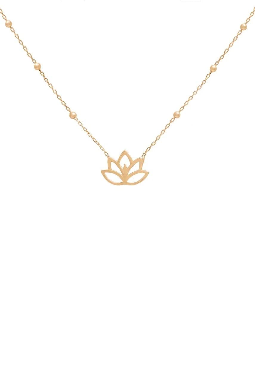 Позолоченное серебряное колье в стиле хиппи