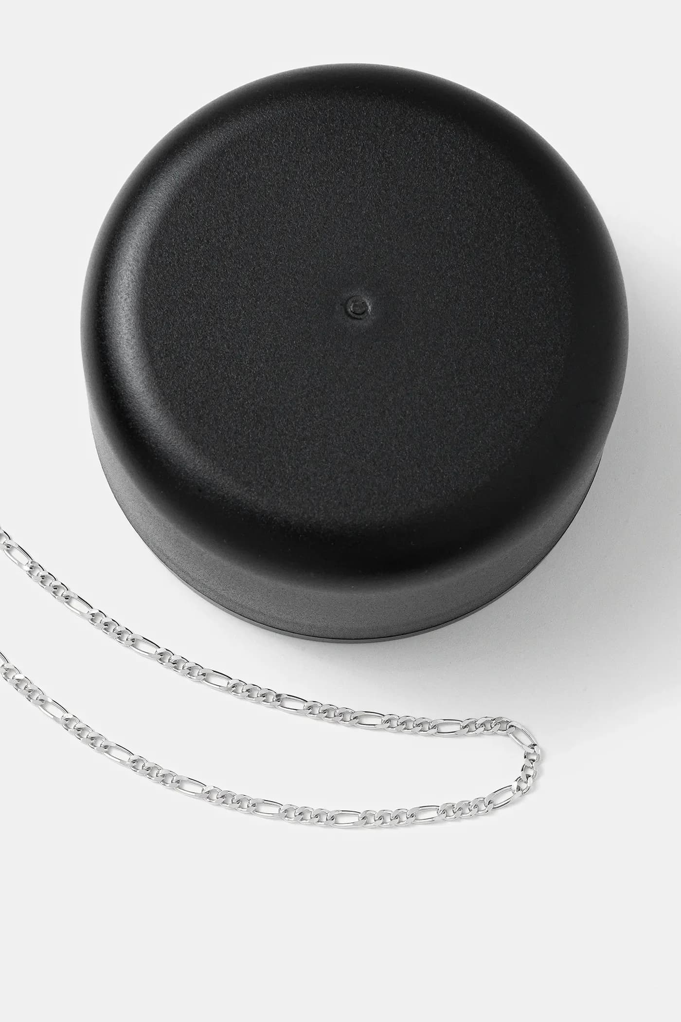 Серебряное колье среднего размера с цепочкой Bo - фото 4