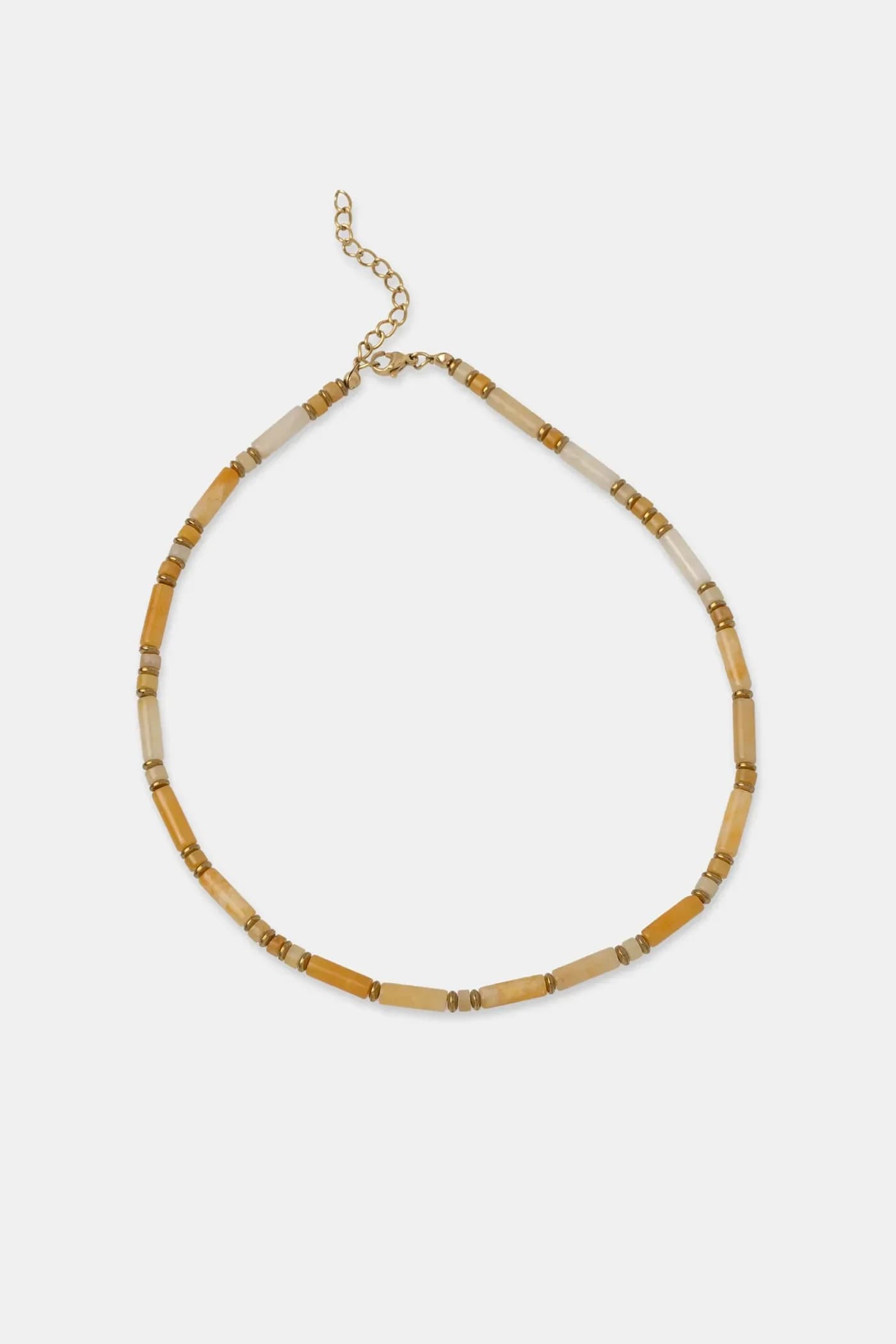 Колье с авантюрином, ручная работа. - фото 2