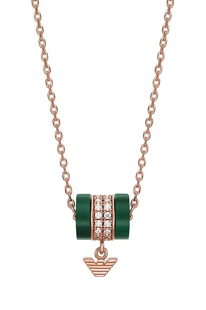 Позолоченное серебряное колье - фото 2